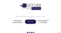 Desktop Screenshot of fletcherdentistry.com